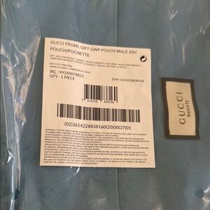 Gucci Light Blue Pouch